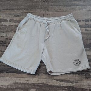 Brixton Cream Athletic Shorts Relaxed Fit